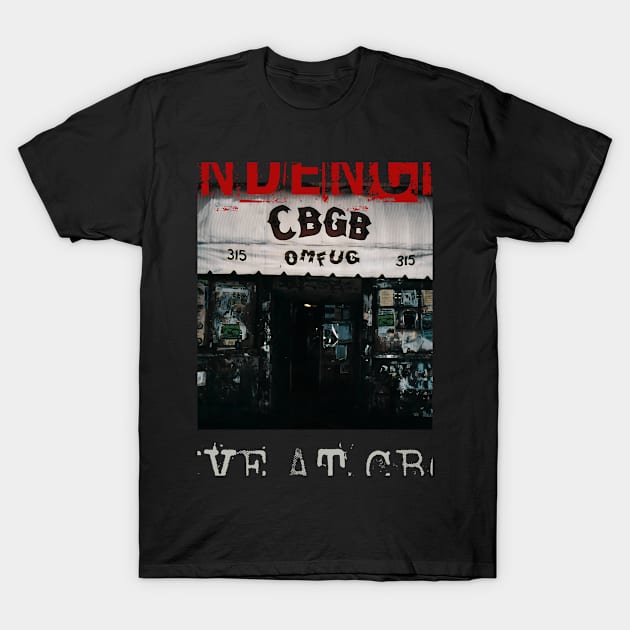 sucial tendencies live at cbgb T-Shirt by kusuka ulis